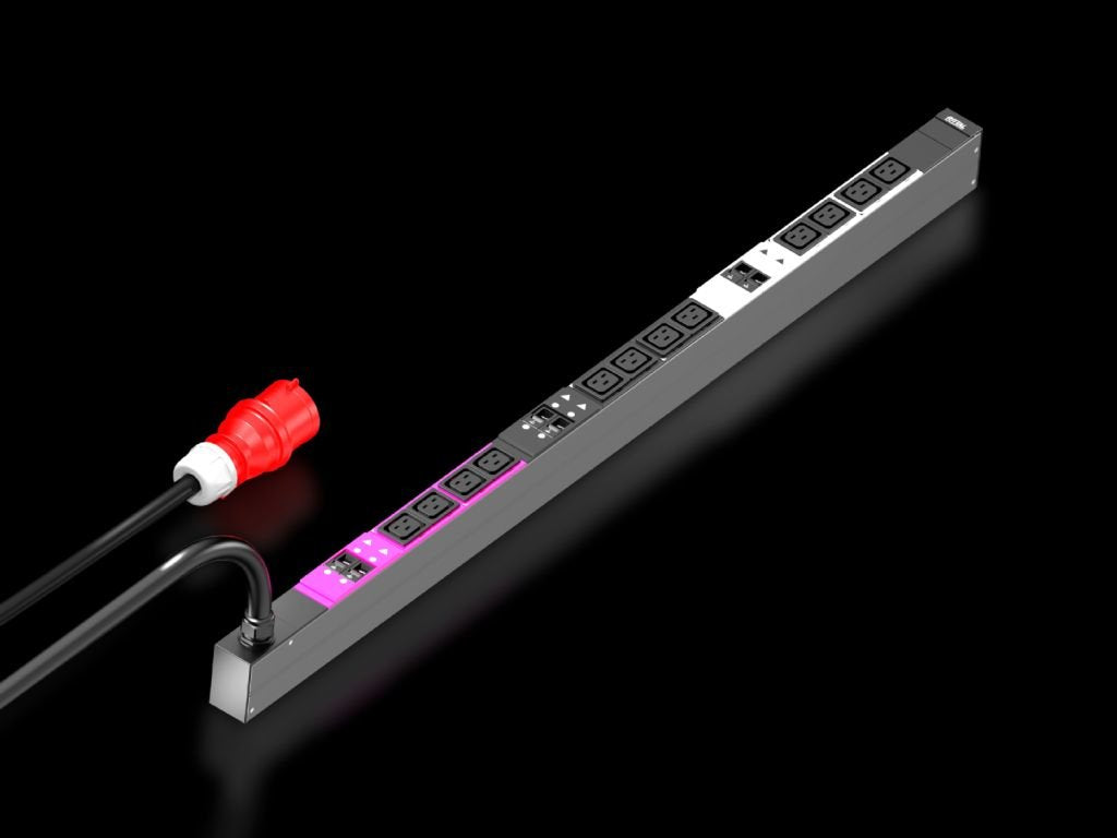 Rittal Pdu Basic 32a/3p Cee 12xc19