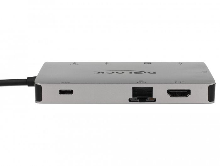 EAN 4043619877355 - DeLOCK 87735 base para portátil y replicador de puertos Alámbrico USB 3.2 Gen 1 (3.1 Gen 1) Type-C Gris imagen 5