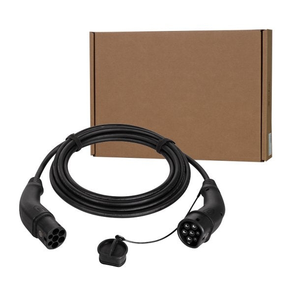 Cable De Carga Para Coches Eléctricos Logilink, Tipo 2, Trifásico, 20 A, 11 Kw, 10 M