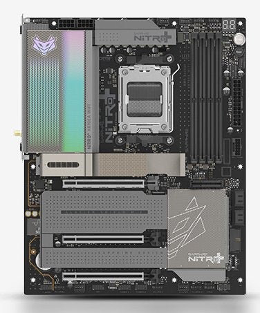 Placa Base Sapphire Nitro+ X870ea Wifi7 Phantom Link (Negro/Plateado) 52122-01-40g