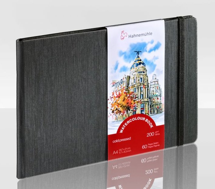 Hahnemühle Watercolour Book A 4 Landscape Format 60 Pages 200g