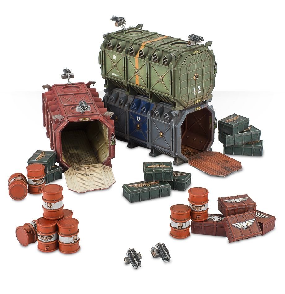 Warhammer 40k - Kampfzone Manufactorum: Gepanzerte Munitorum-Container