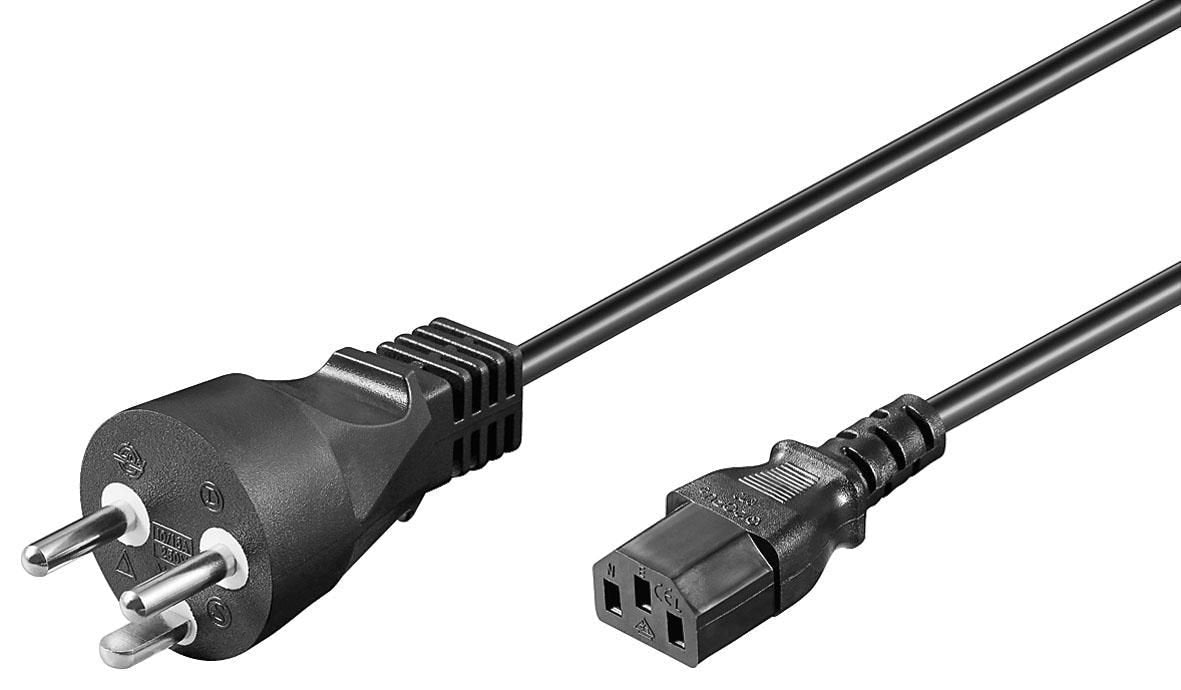 EAN 5704327790556 - Microconnect PE120450R cable de transmisión Negro 5 m C13 acoplador imagen 1