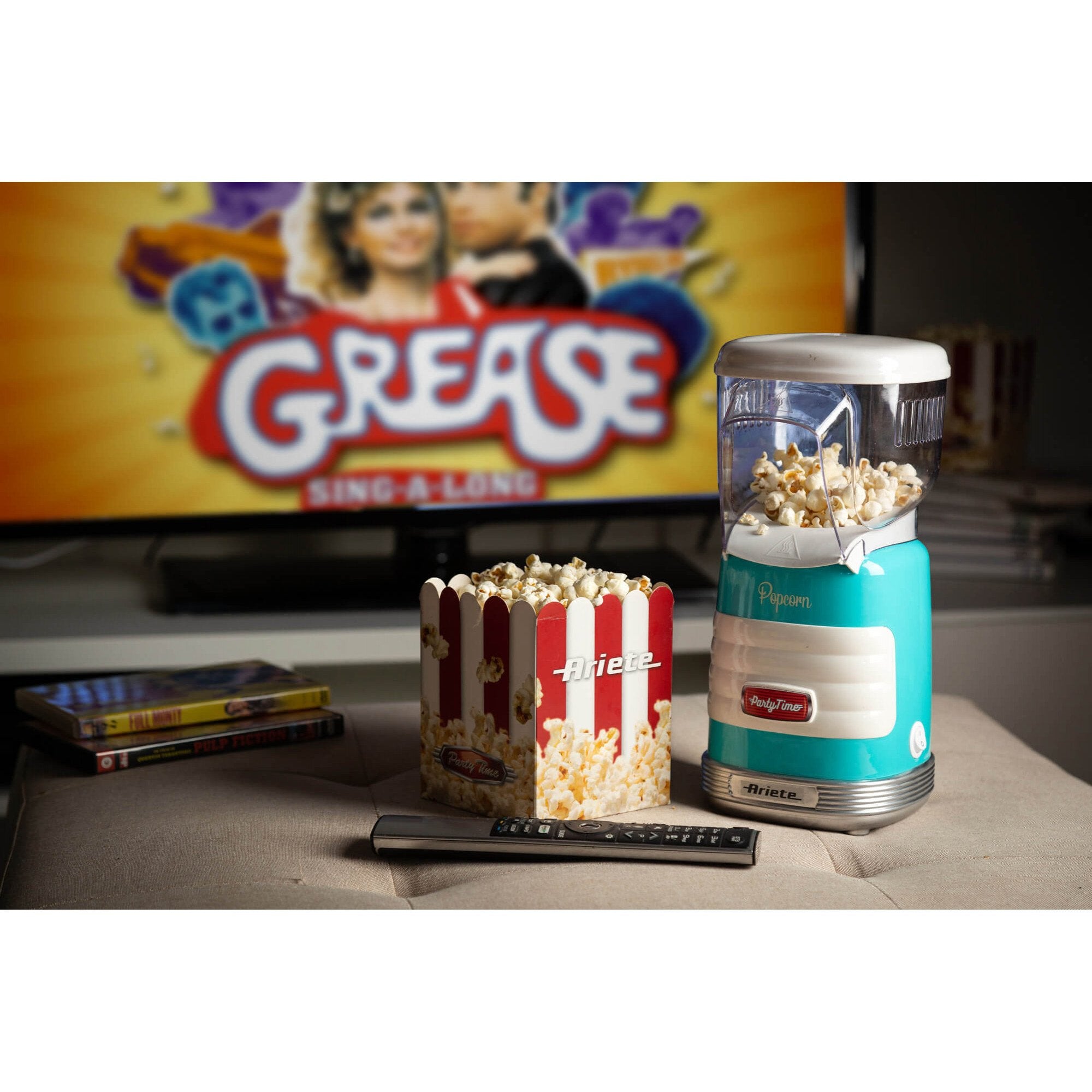 Ariete Pop Corn Party Time Palomitas De Maiz Poppers Azul, Transparente 1100 W