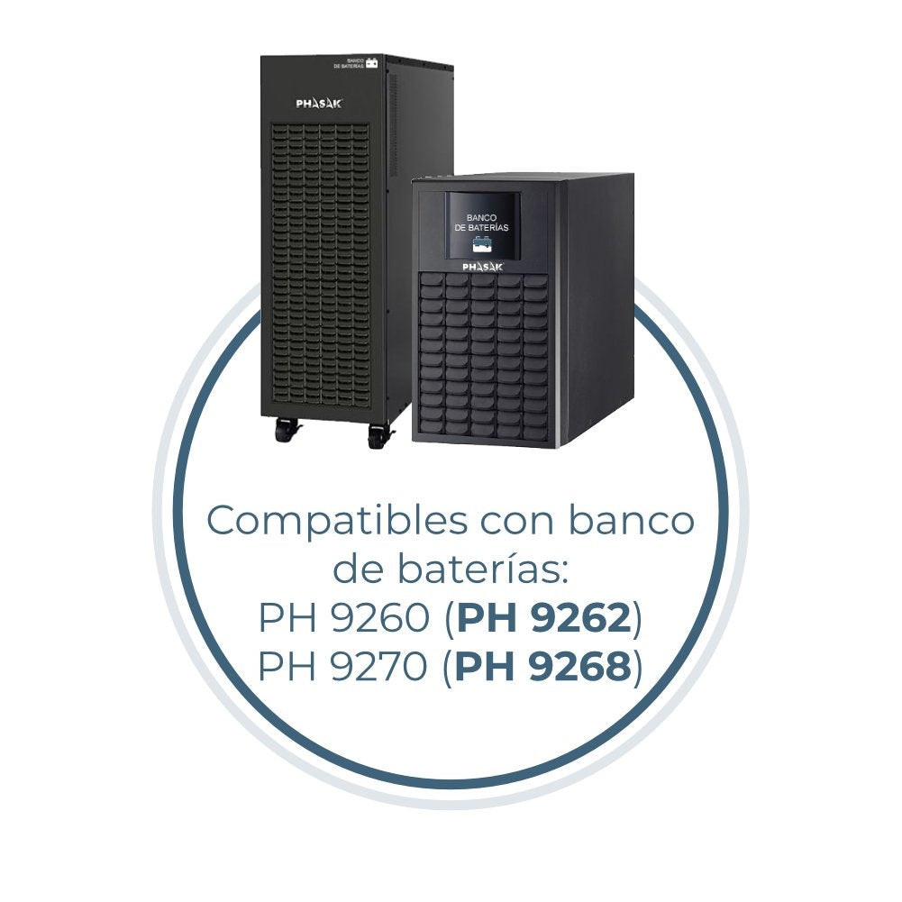 EAN 5605922026937 - Phasak PH 9260 sistema de alimentación ininterrumpida (UPS) Doble conversión (en línea) 6 kVA 5400 W 0 sa imagen 5