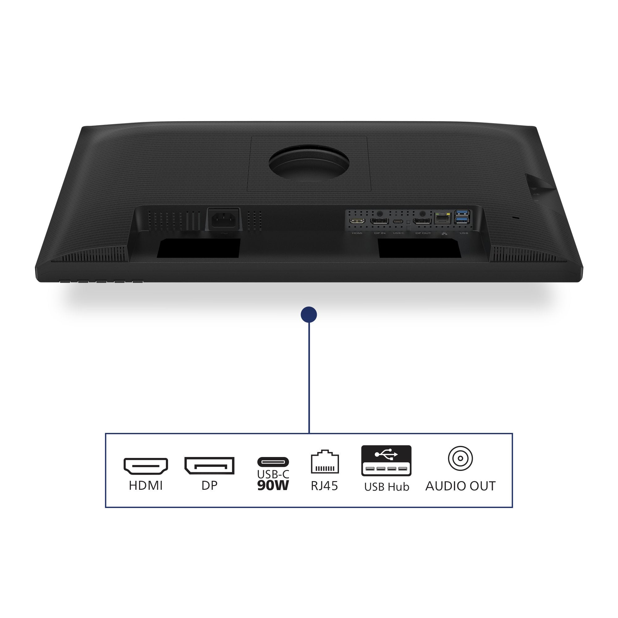 Monitor Philips 3000 Series 24b2u3301/00 23.8" 1920 X 1080 Pixeles Full Hd Lcd Negro