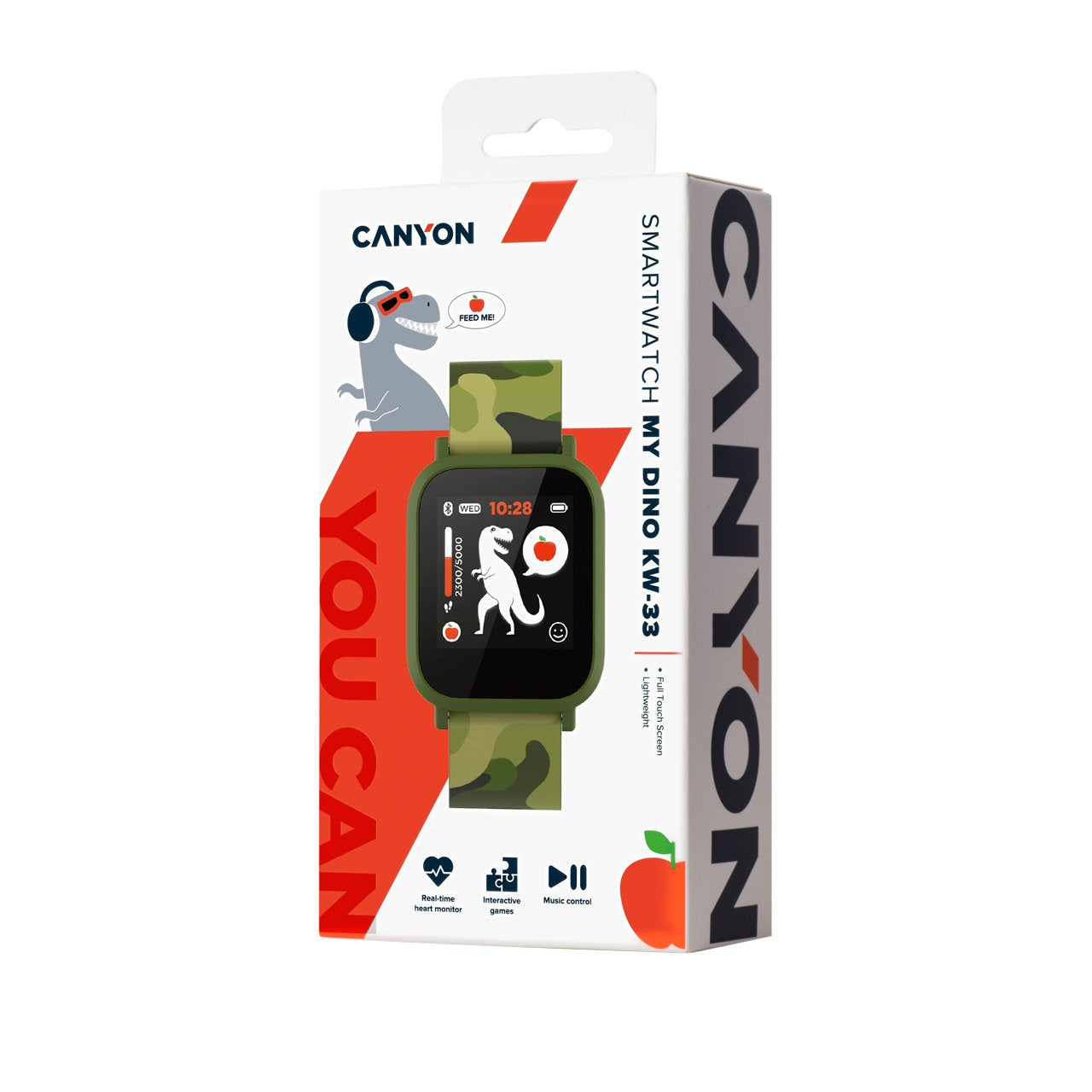 EAN 5291485007744 - Canyon MyDino 3,3 cm (1.3") IPS Digital 240 x 240 Pixeles Pantalla táctil Verde imagen 5