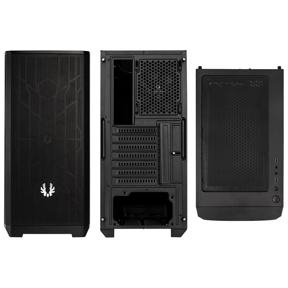 Caja Semitorre Atx Nova Mesh Se Negro Bitfenix Int:2x3.5,2+1x2.5/ 2xusb3.0/Audio In/Out/ 1 Ventilador Preinstalado