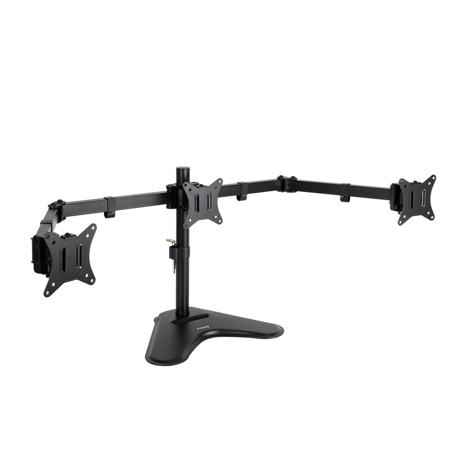 Tooq Soporte Mesa Pantalla - Giro 180º - Inclinable - 3 Brazos 17-27 - Negro