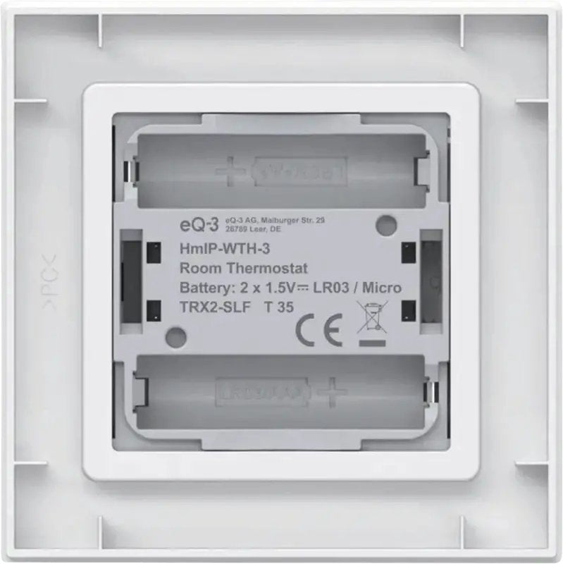 Eq-3 Ag Homematic Ip Wandthermostat Con Luftfeuchtigkeitssensor Wth-3