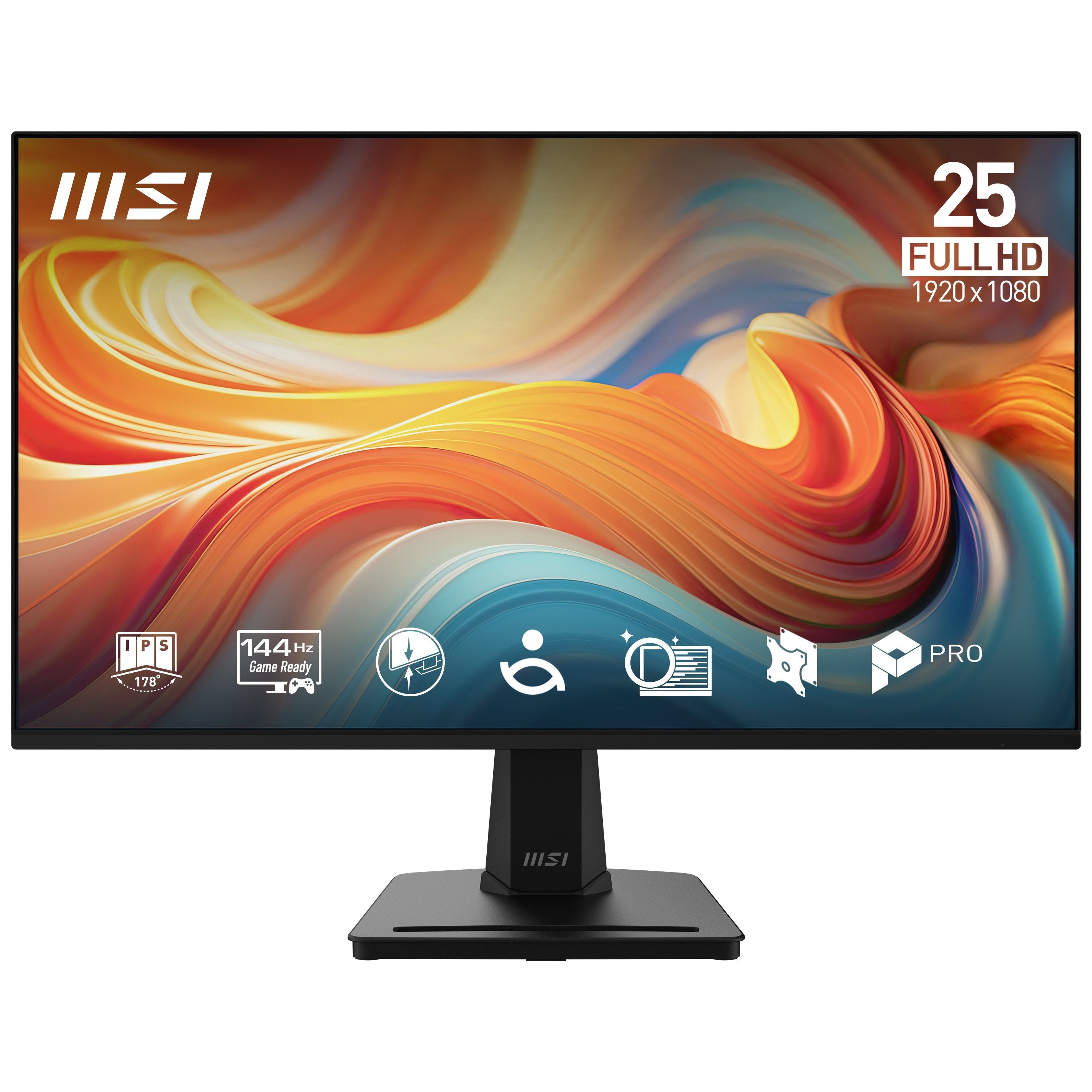 Monitor Msi Pro Mp251 E14l 24.5" Ips Fhd 144hz 300cd M2 4ms D-Sub Hdmi