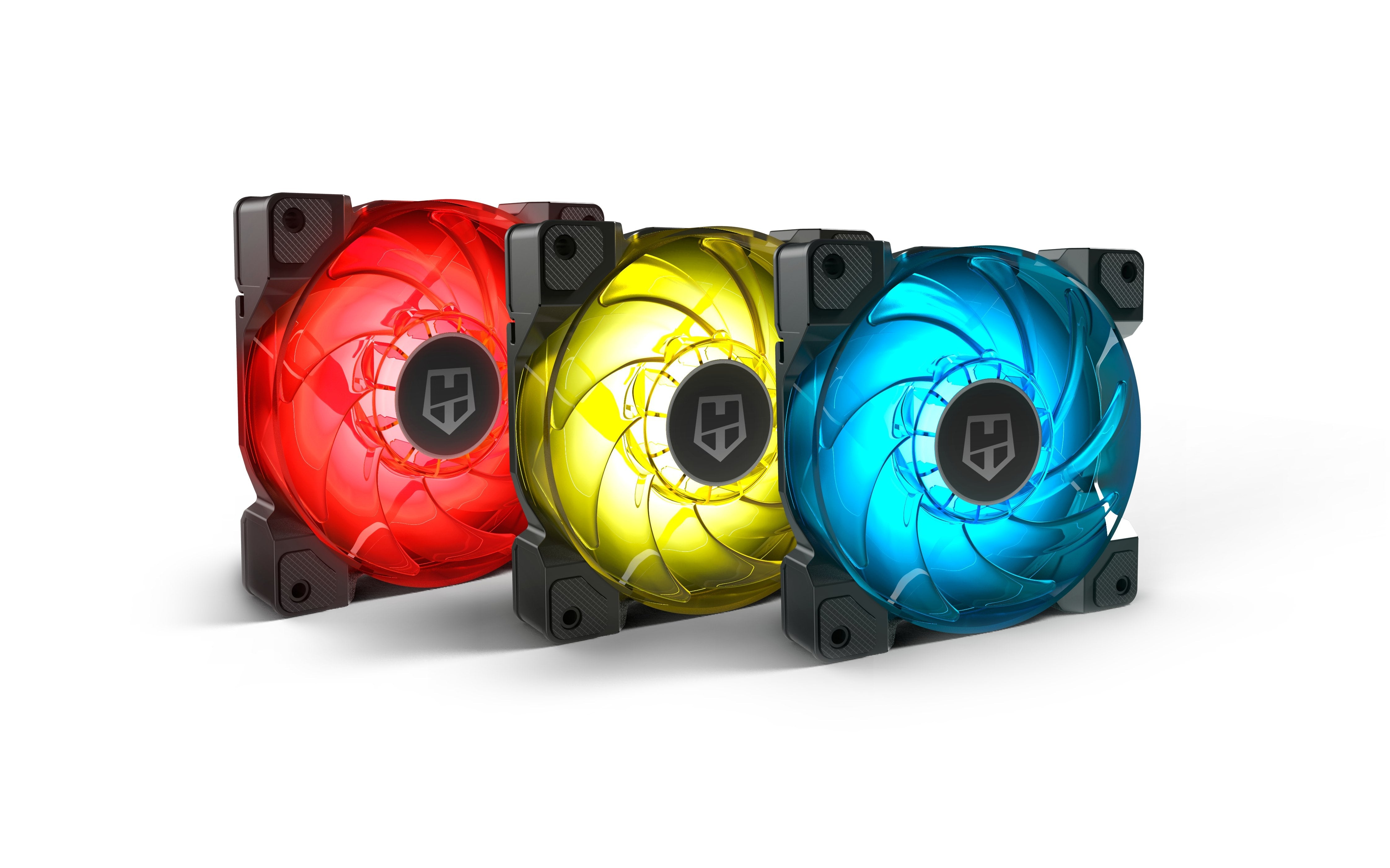 Nox Ventilador 120x120 Hummer H-Sync Rgb Pack 3uds Control Pwm/ Conector De 4 Pines