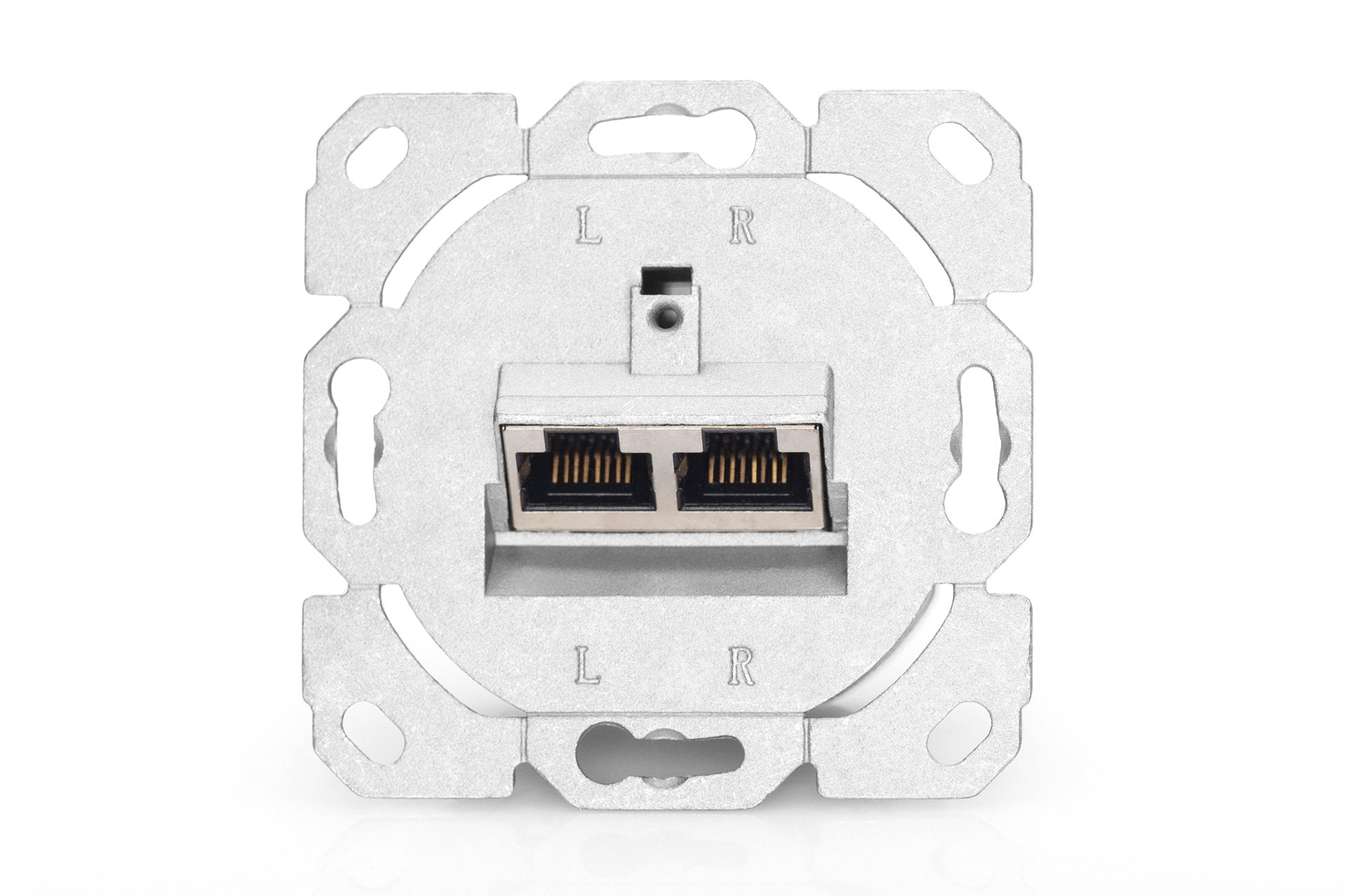 EAN 4016032320197 - Digitus DN-9007-1 toma de corriente 2 x RJ-45 Blanco imagen 2