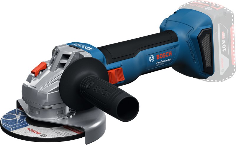 Amoladora Angular A Batería Bosch Professional Gws 18v-8 Professional Solo, 18 Voltios Azul, Sin Batería Ni Cargador, En L-Boxx 06019n9001