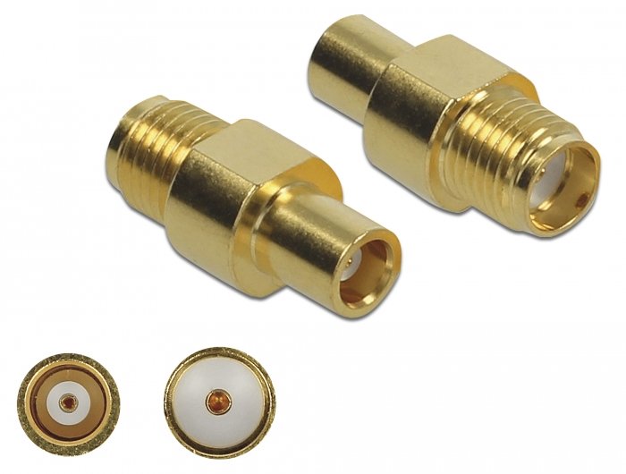 Delock 89958 Adaptador Sma Hembra A Mcx Hembra 10 Ghz