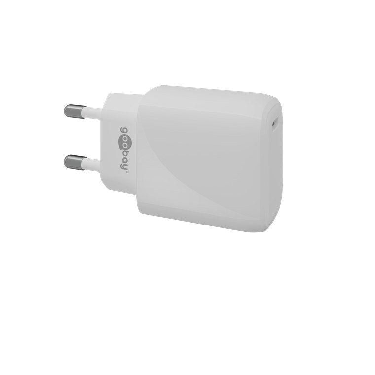 Goobay 65406 Cargador Usb-C Pd Gan Fast Charger (20 W), White