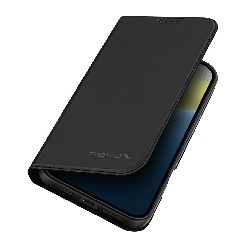 EAN 4250686413717 - nevox 2371 funda para teléfono móvil 17 cm (6.7") Folio Negro imagen 1