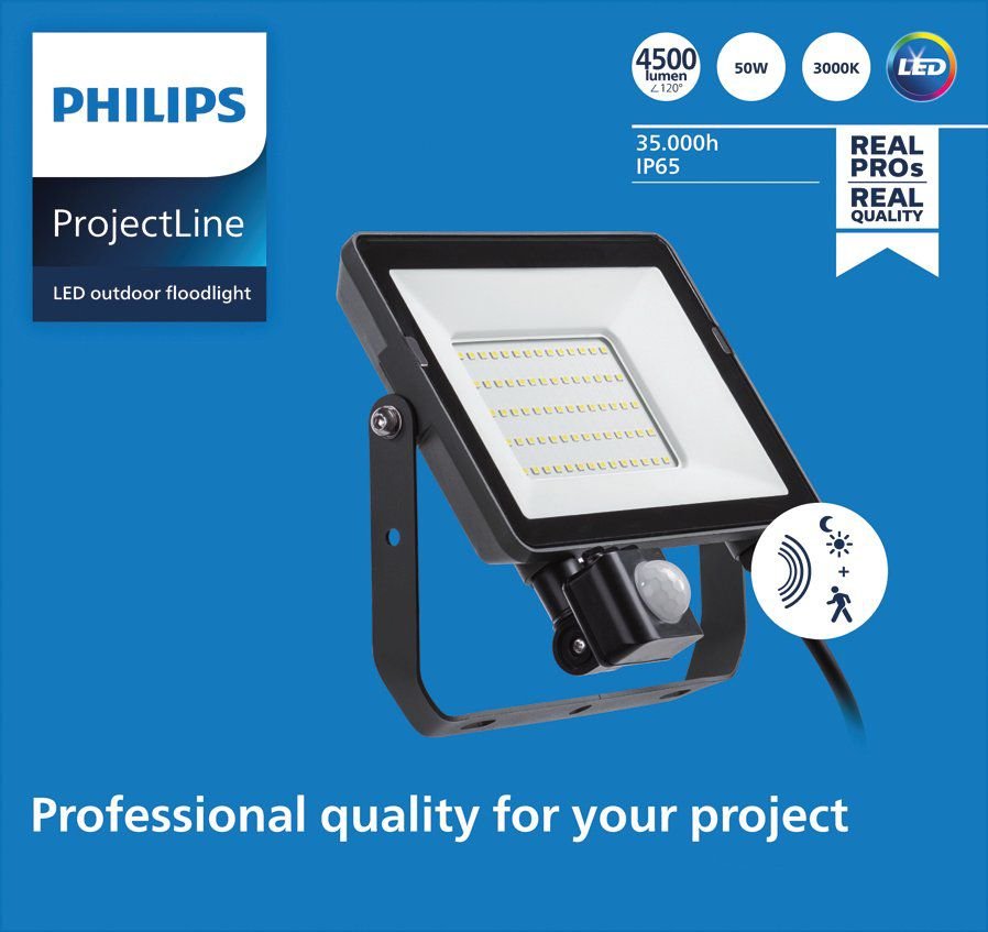 EAN 8719514954434 - Philips 8719514954434 Reflector Negro 50 W LED imagen 3