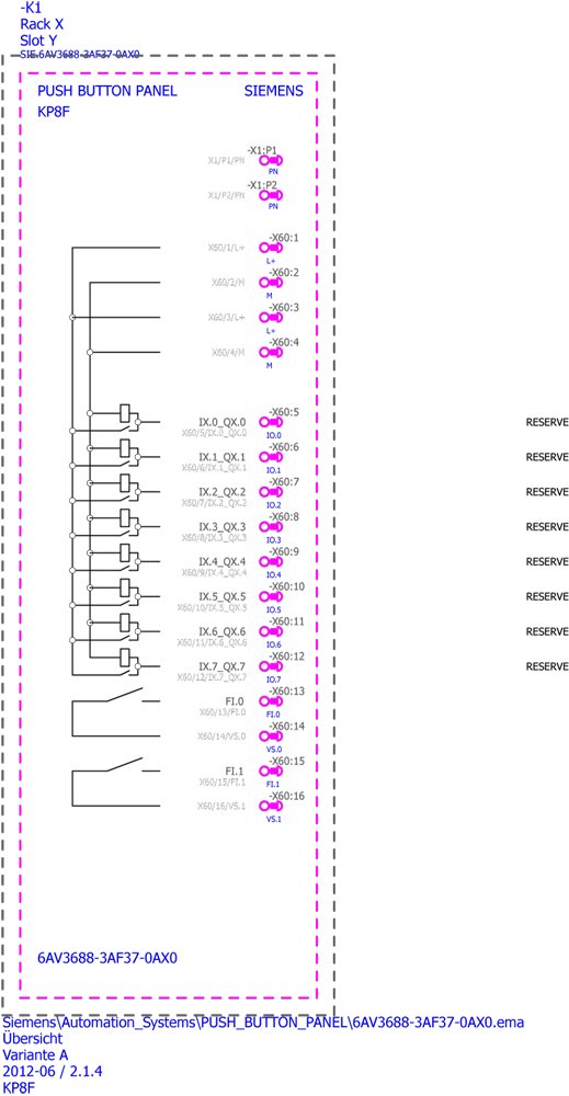Siemens 6av3688-3af37-0ax0 6av36883af370ax0 Sps-Bedienpanel