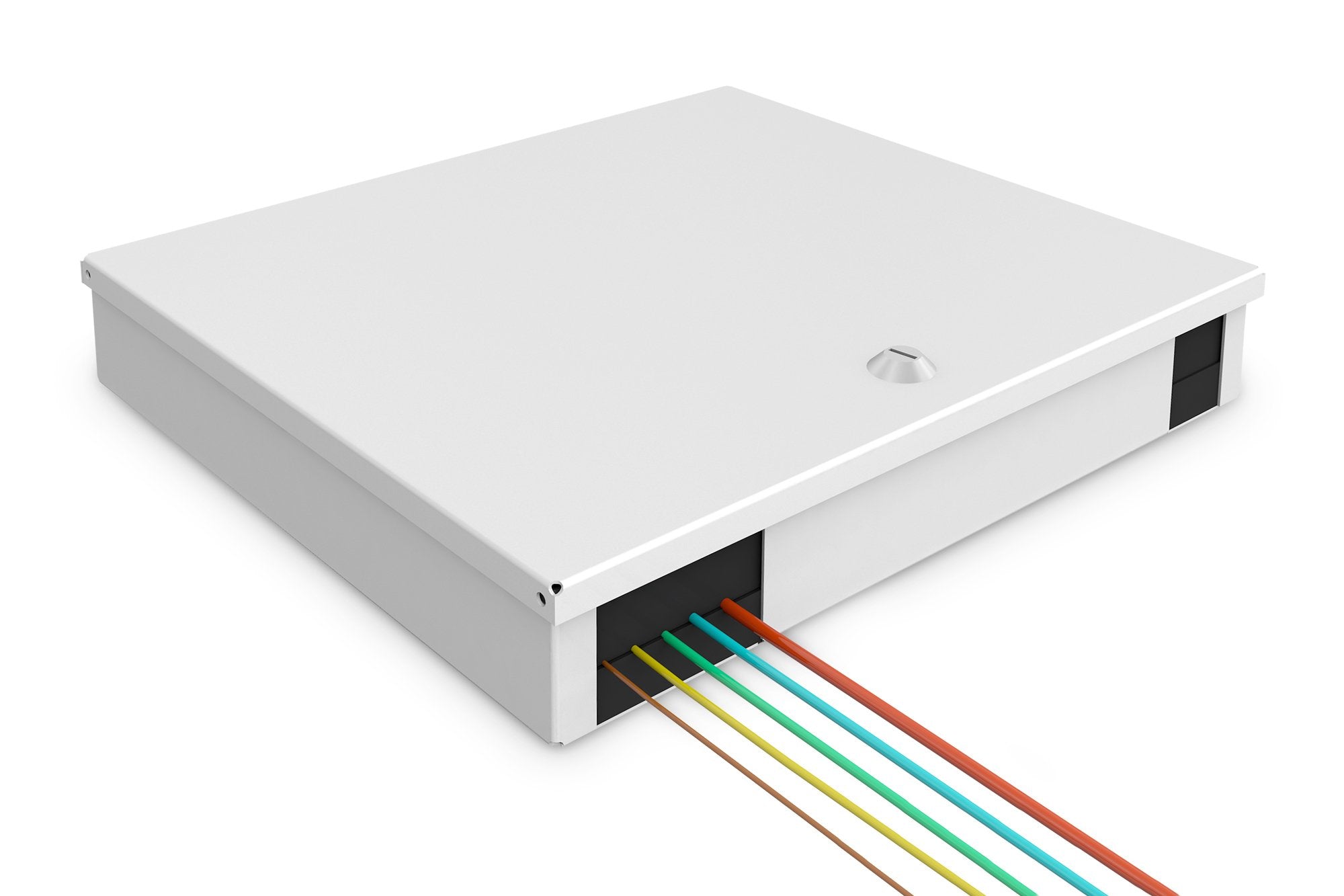 Unibox Para Fibra Óptica Para El Montaje En La Pared, Medium 280 X 320 X 54 Mm, Gris (Ral 7035)