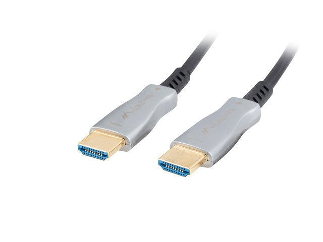 EAN 5901969429862 - Lanberg CA-HDMI-20FB-1000-BK cable HDMI 100 m HDMI tipo A (Estándar) Negro, Plata imagen 2