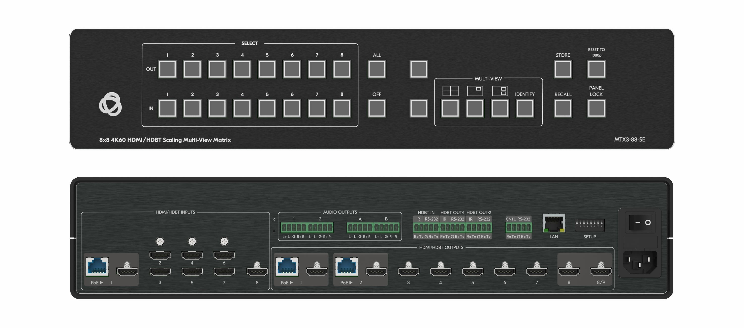 Mtx3-88-Se 8x8 Seamless Matrix