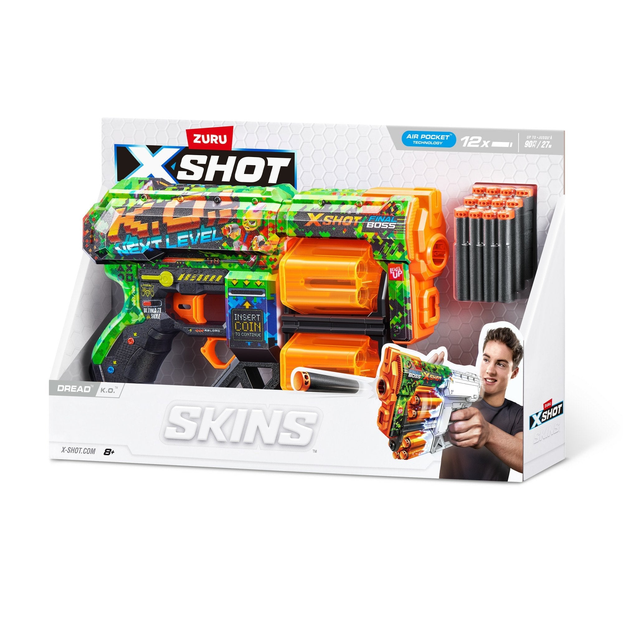 Lanzador De Dardos Zuru X-Shot Skins - Dread Ko 36517b