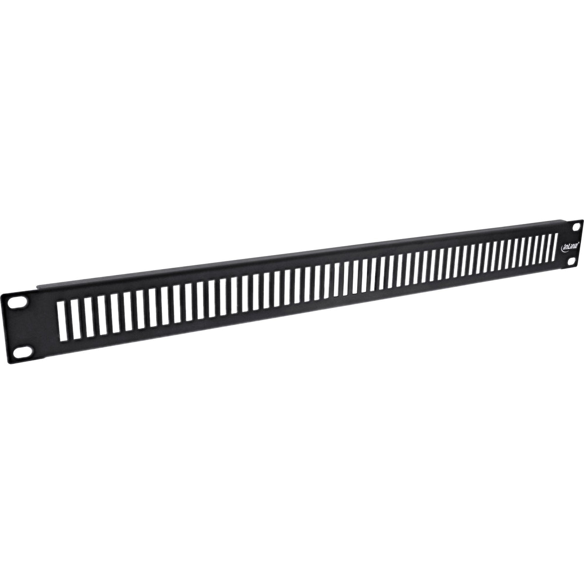 Panel Ciego Inline De 19" Perforado, 1u, Negro Ral 9005