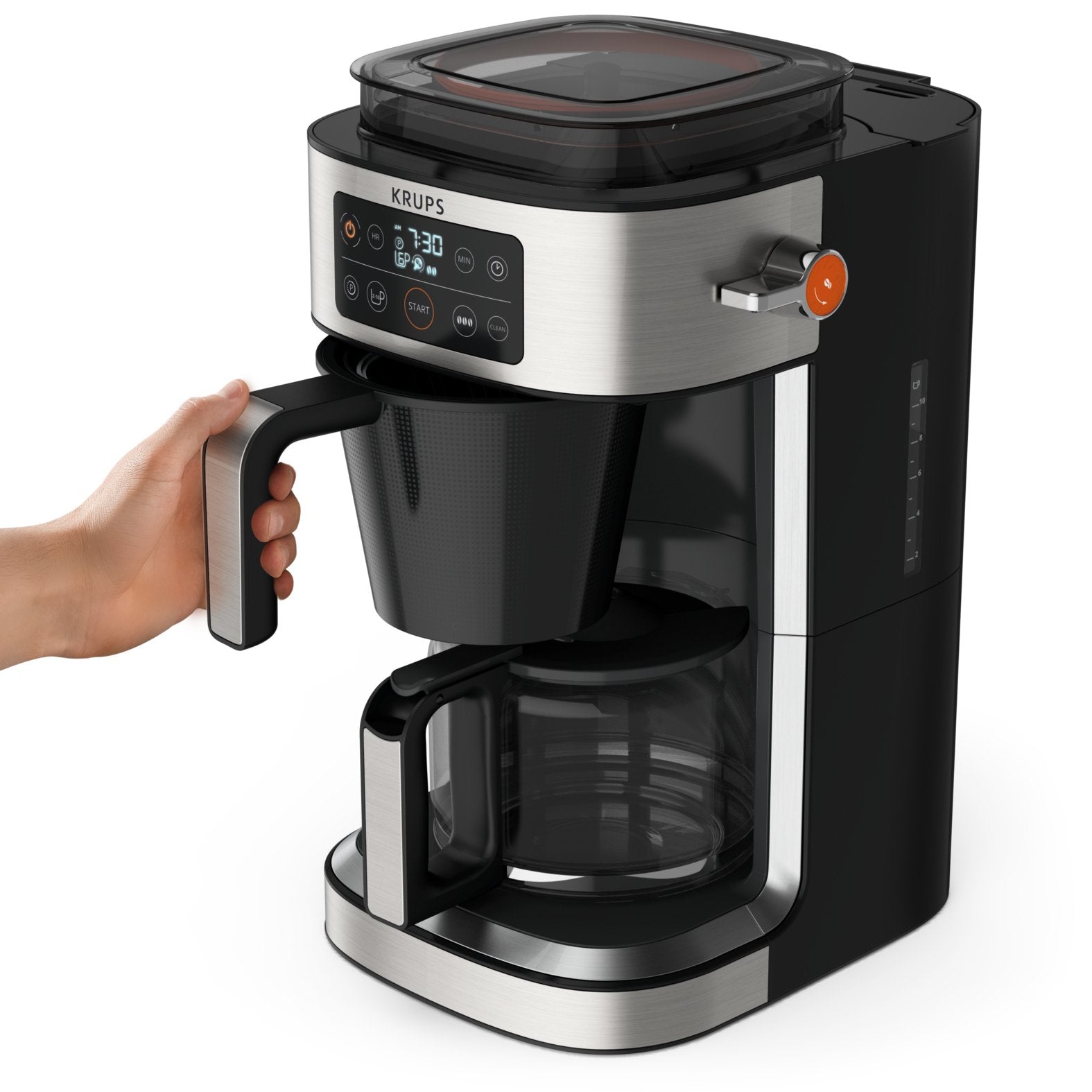 Km 760d Aroma Kaffee-Maschine Schwarz 2-10 Tassen