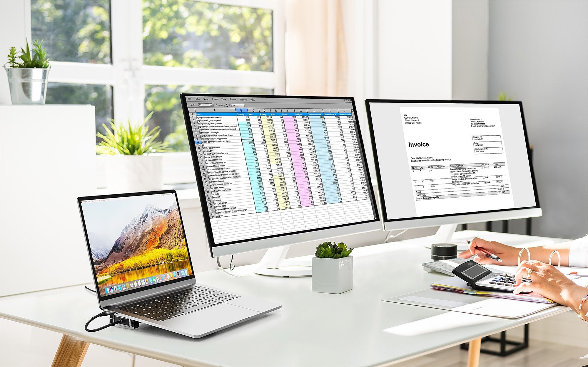 Dockin Manhattan 10-In-1 4k Usb-C Pd Gmation 2xhdmi