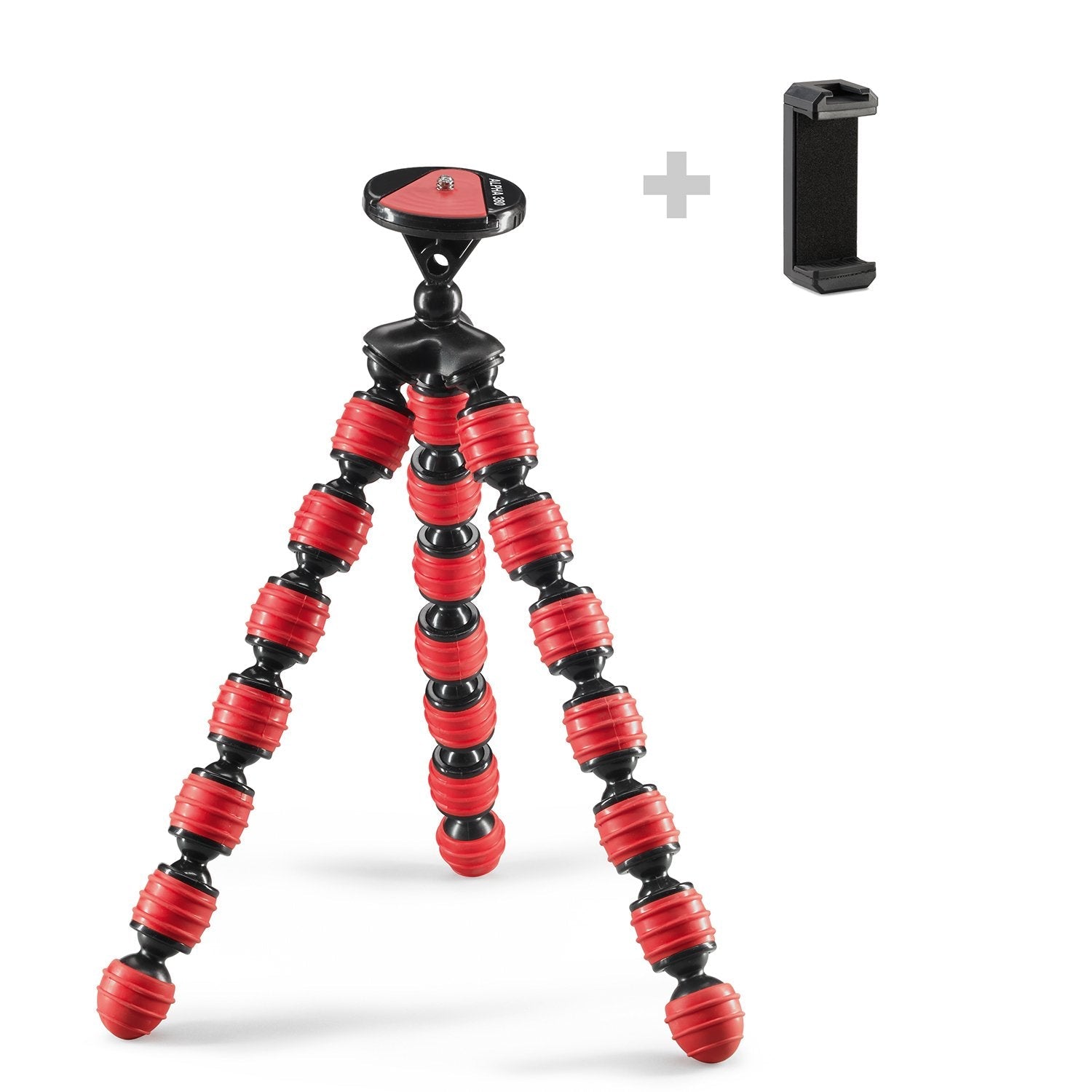EAN 4007134022911 - Cullmann Alpha 380 mobil tripode Smartphone/Cámara de acción 3 pata(s) Negro, Rojo imagen 2