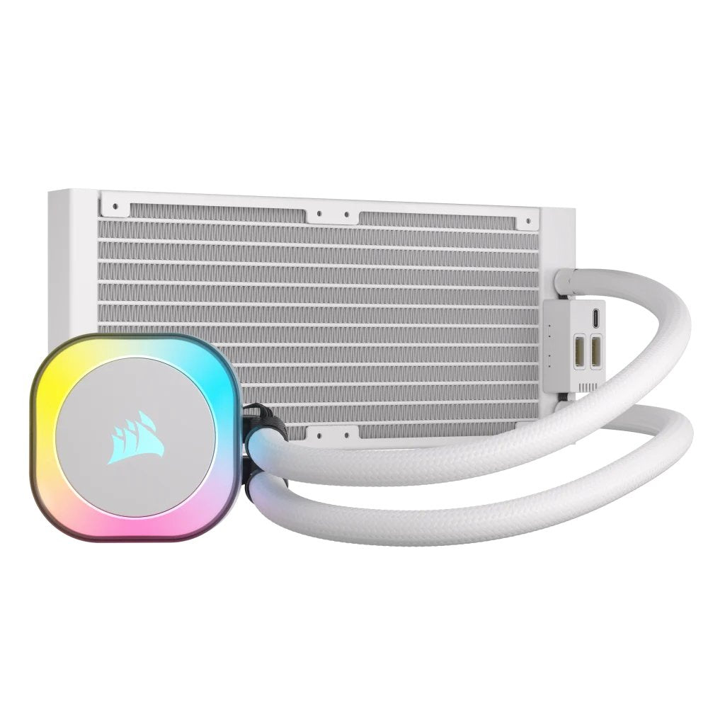 EAN 0840006665854 - Corsair H100I Procesador Sistema de refrigeración híbrido 12 cm Blanco imagen 2