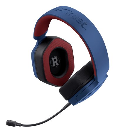 EAN 8713439257397 - Trust GXT492SM Carus Alámbrico Diadema Juego Azul, Rojo imagen 3