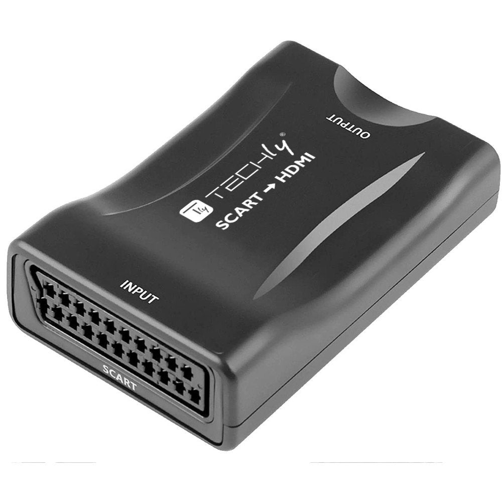 Techly Compact Converter Scart To Hdmi Scaler 720p 1080p