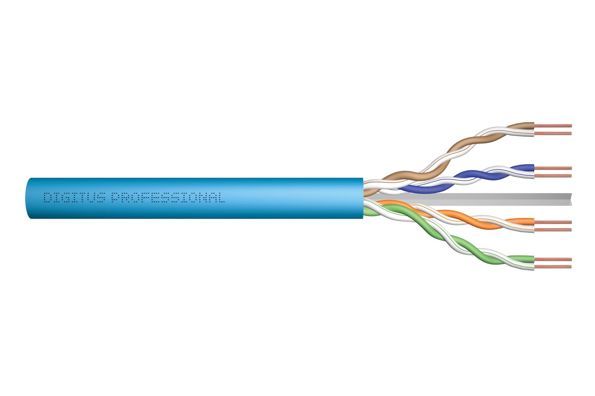 EAN 4016032344209 - Digitus DK-1613-A-VH-5 cable de red Azul 500 m Cat6a U/UTP (UTP) imagen 1