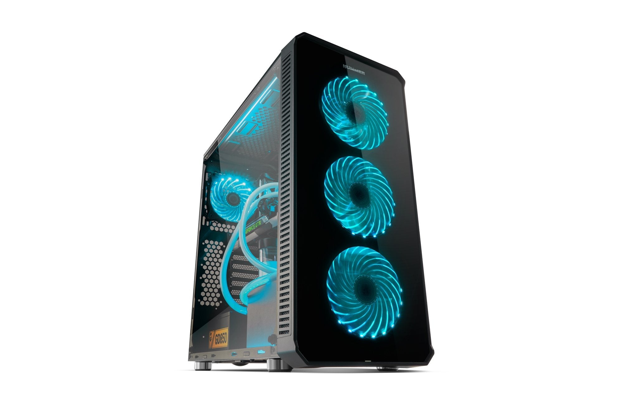 Caja Pc Nox Atx Hummer Tgx. Torre. Cristal Templado Usb 3.0 Con Ventiladores