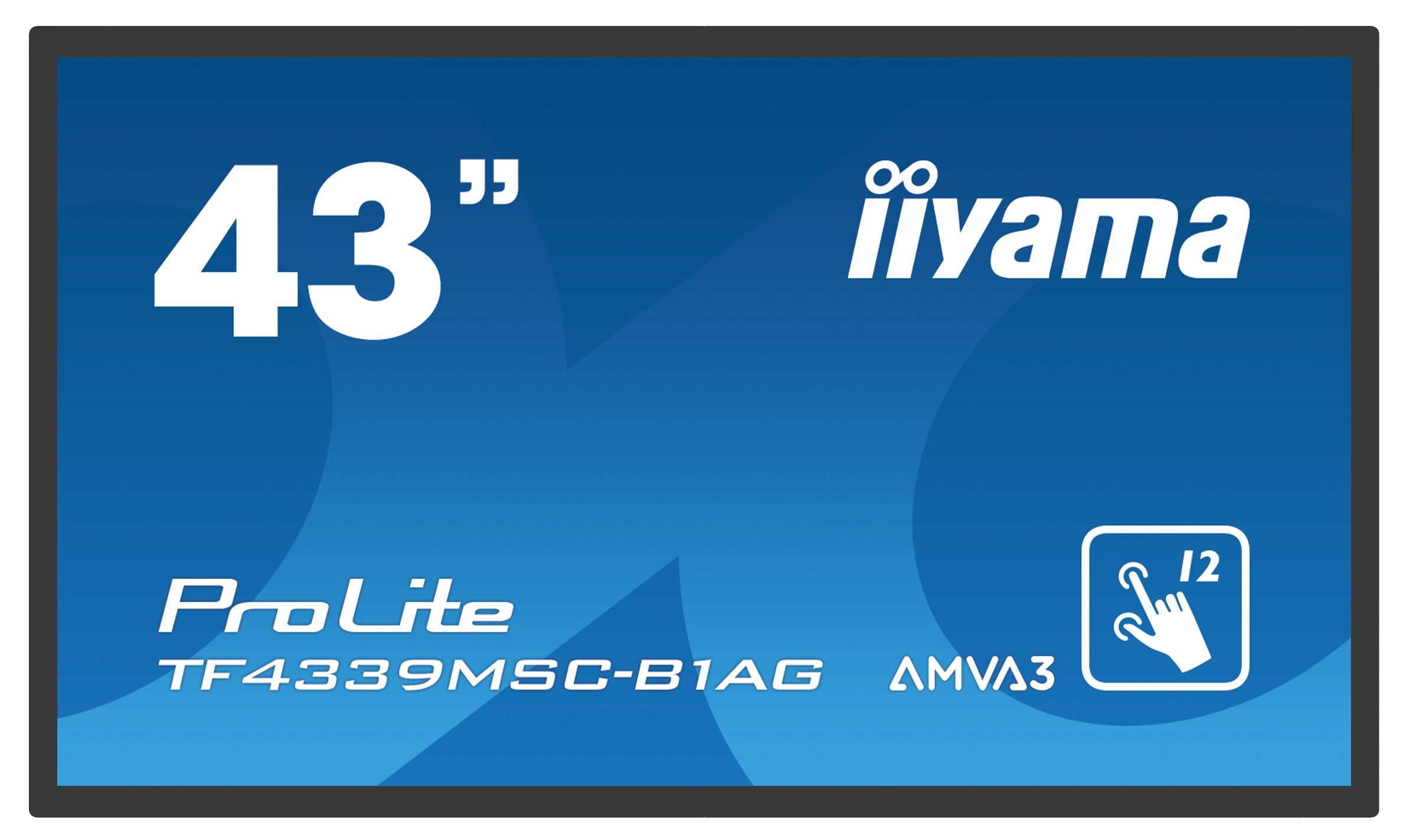 EAN 4948570118045 - iiyama TF4339MSC-B1AG pantalla de señalización 109,2 cm (43") LED 400 cd / m² Full HD Negro Pantalla táct imagen 2