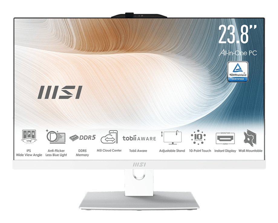 EAN 4711377230575 - MSI Modern AM242TP 1M-1208DE All-in-One PC Intel Core 3 100U 60,5 cm (23.8") 1920 x 1080 Pixeles Pantalla imagen 1