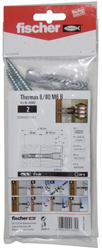 Sistema De Montaje Fischer A Distancia Thermax 10/160 M10 B, Pasador 512174