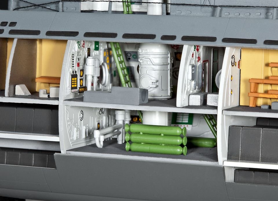 EAN 4009803050782 - Revell U-Boot Typ XXI U 2540 &Interieur Maqueta de submarino Kit de montaje 1:144 imagen 5