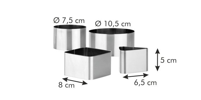 EAN 8595028484021 - Tescoma 428724 cortador de comida con formas Acero inoxidable imagen 2