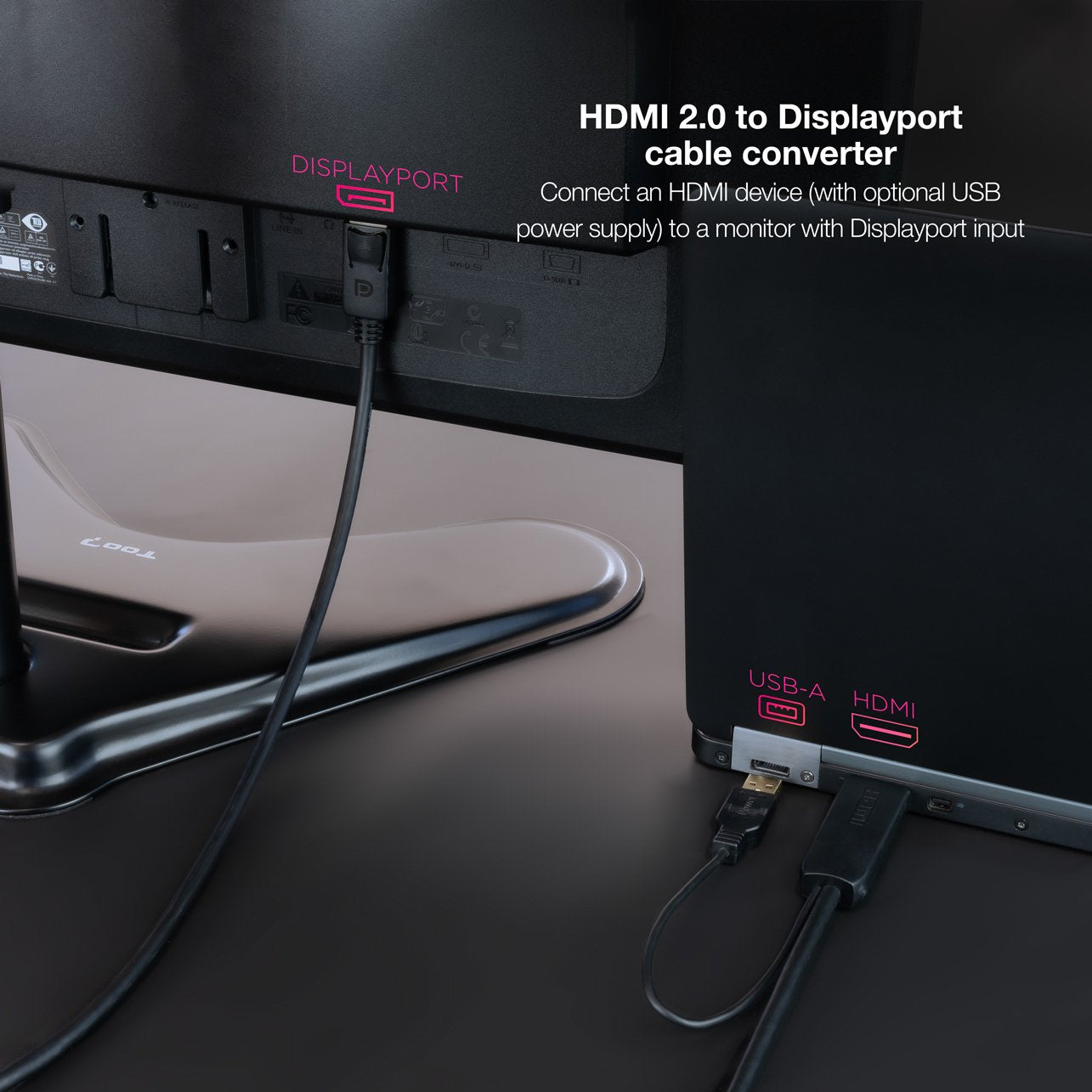 EAN 8433281012851 - Nanocable 10.15.4352 adaptador de cable de vídeo 1,8 m HDMI + USB Type-A imagen 5