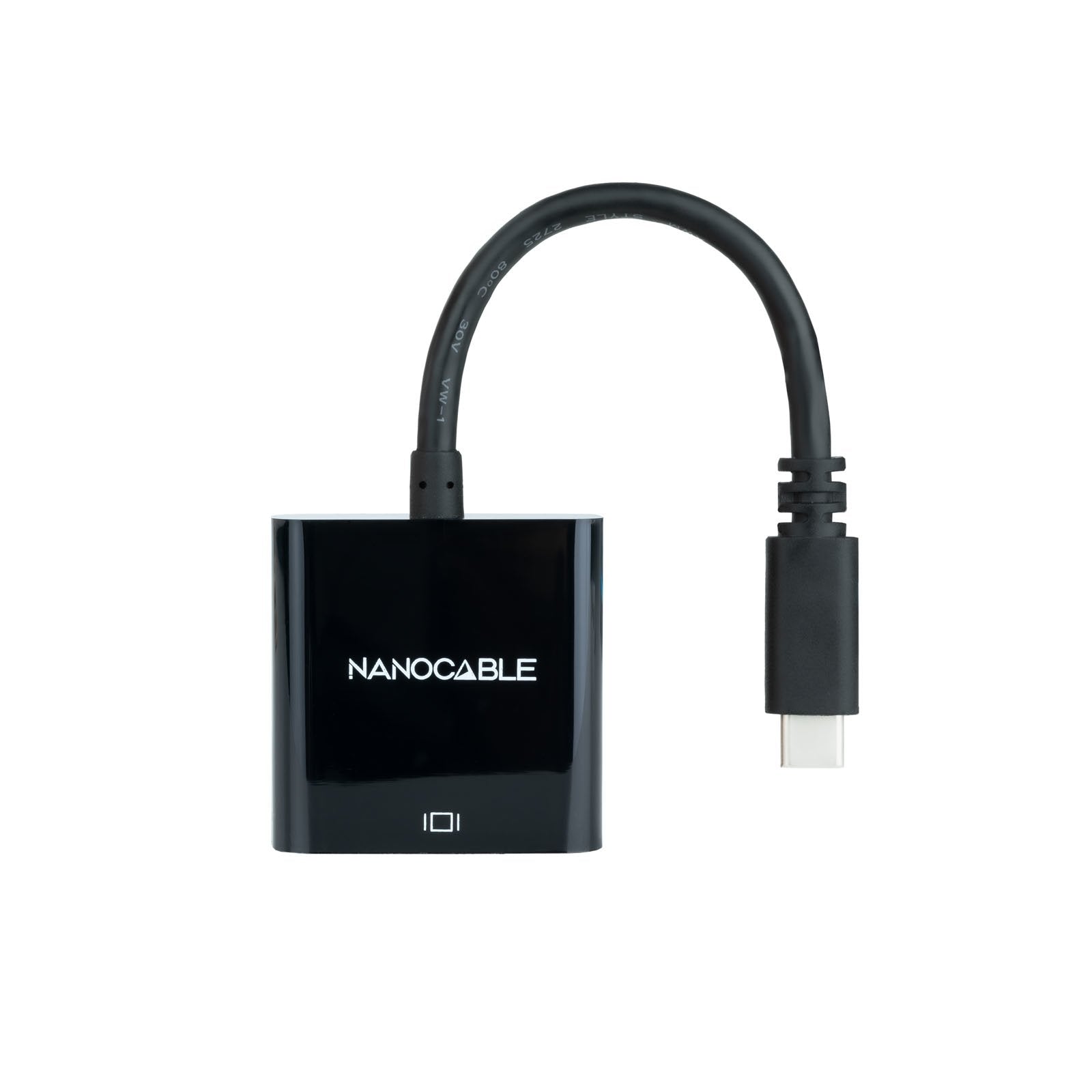 Nanocable Conversor Usb-C A Vga - 10cm - Negro
