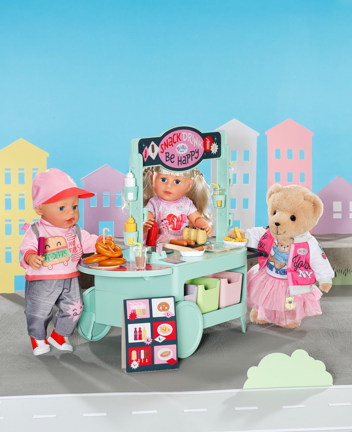 Zapf Creation Baby Born® Snack Shop, Accesorios Para Muñecas 835883