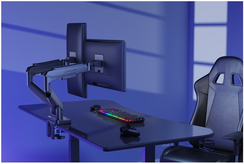 Soporte Lc-Power Lc-Eq-A34b-D Para Monitor (34") Escritorio Negro