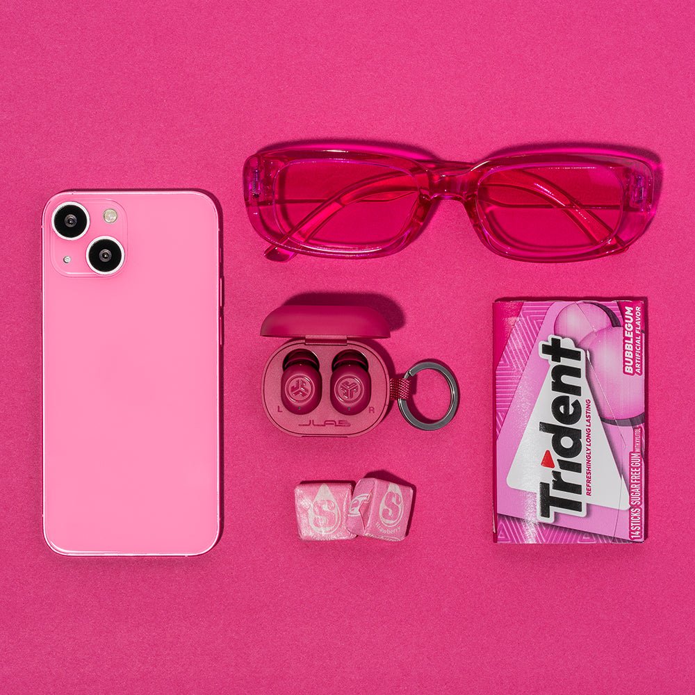 Mini Auriculares Jlab Jbuds Inalámbrico Bluetooth Rosa