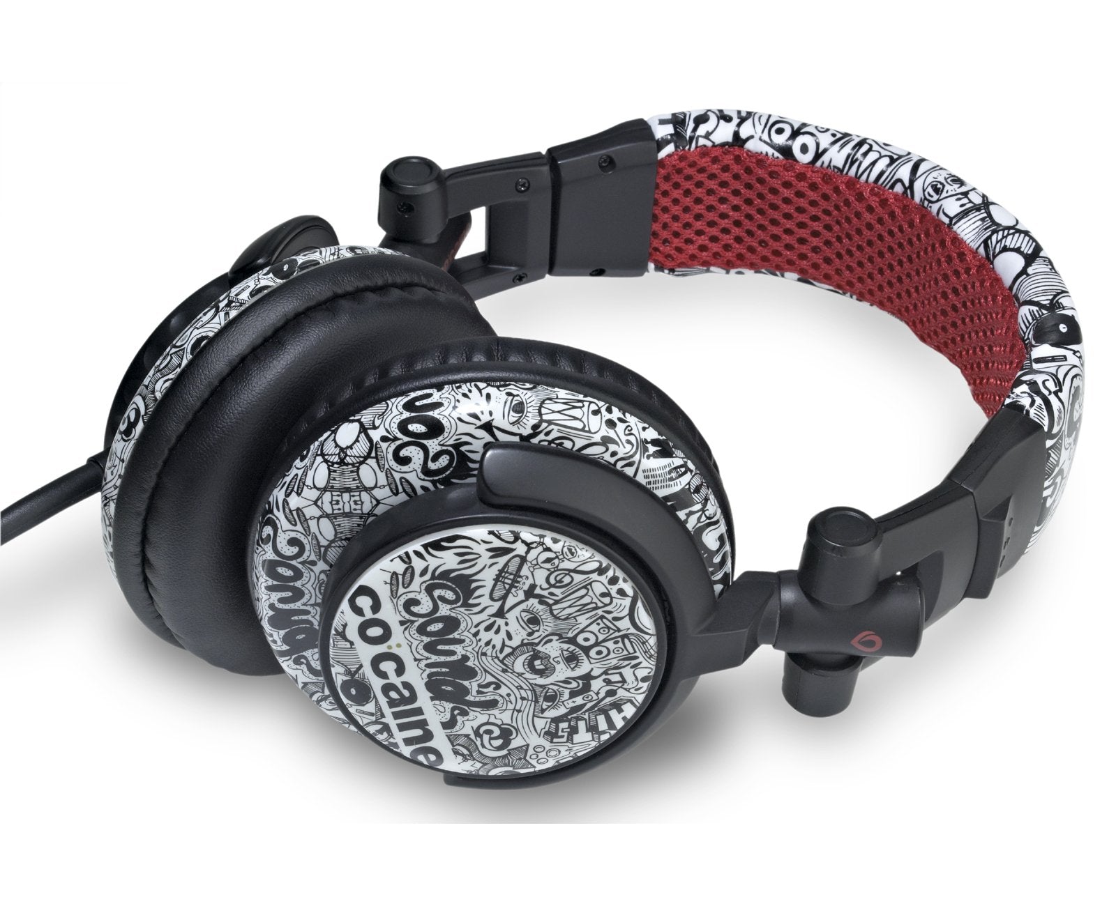 His Co:Caine Headphone Sound Clash Alámbrico Auriculares Diadema Música Negro, Multicolor