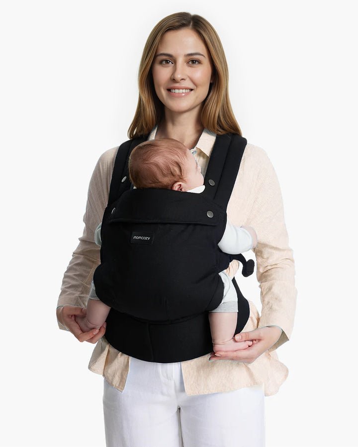 Momcozy Leichte Babytrage, Negro, Para Kinder De 3-20kg