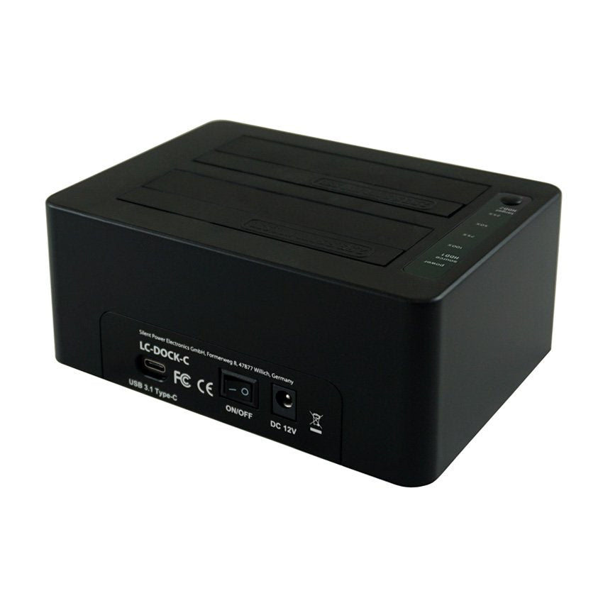 Dockingstation Lc-Power Usb 3.1 1x 6,3cm Sata-Hdd/Ssd