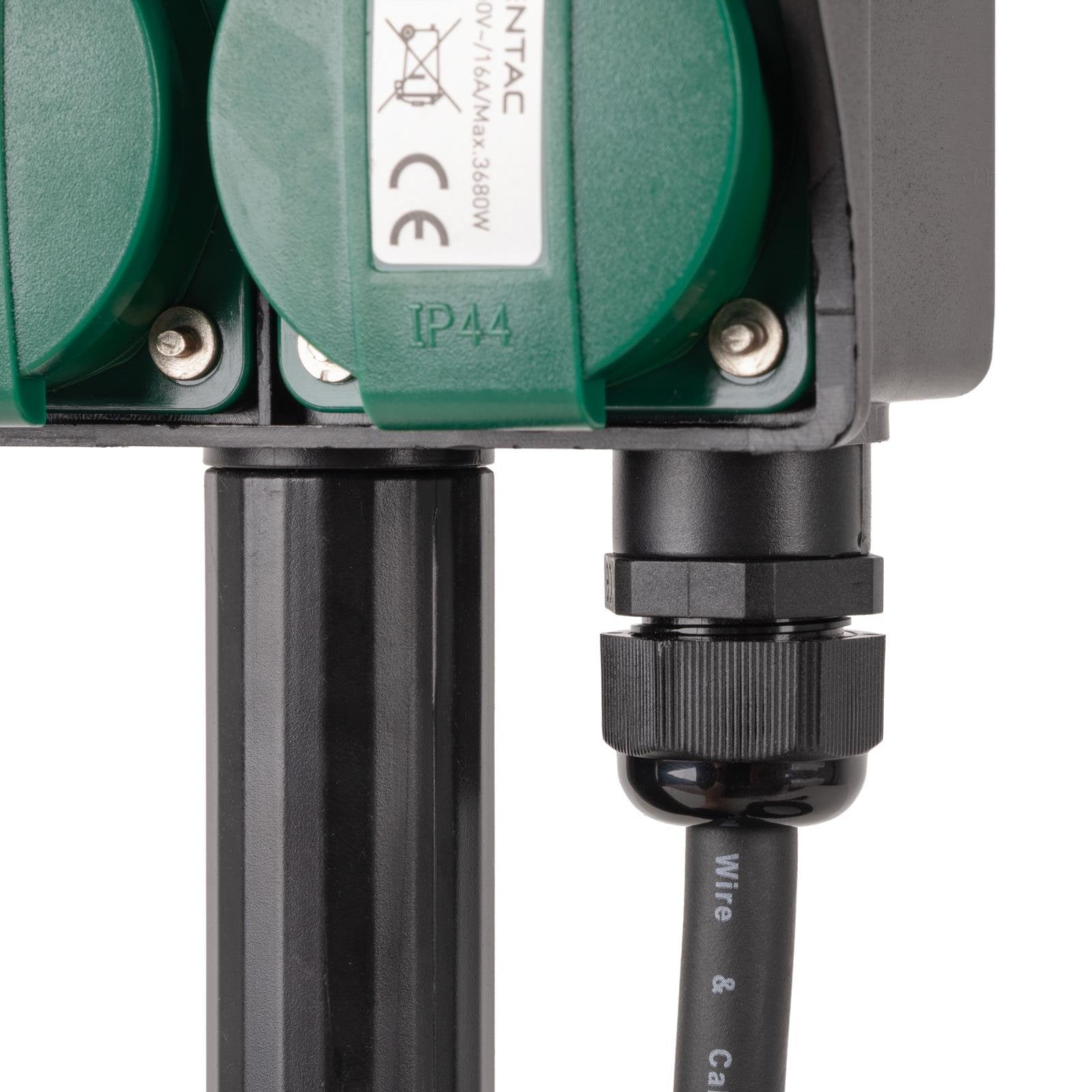 Entac Gartenmeckdose Con Erdspiess Ip44 2fach 5m